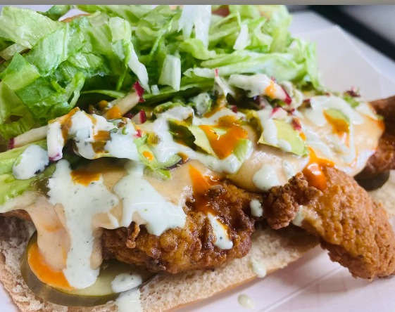 Fried Chicken Po Boy